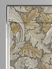 William Morris At Home Grey Acanthus Made to Measure 100% Cotton Roman Blinds - Image 3 of 6