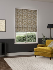 William Morris At Home Grey Acanthus Made to Measure 100% Cotton Roman Blinds - Image 5 of 6