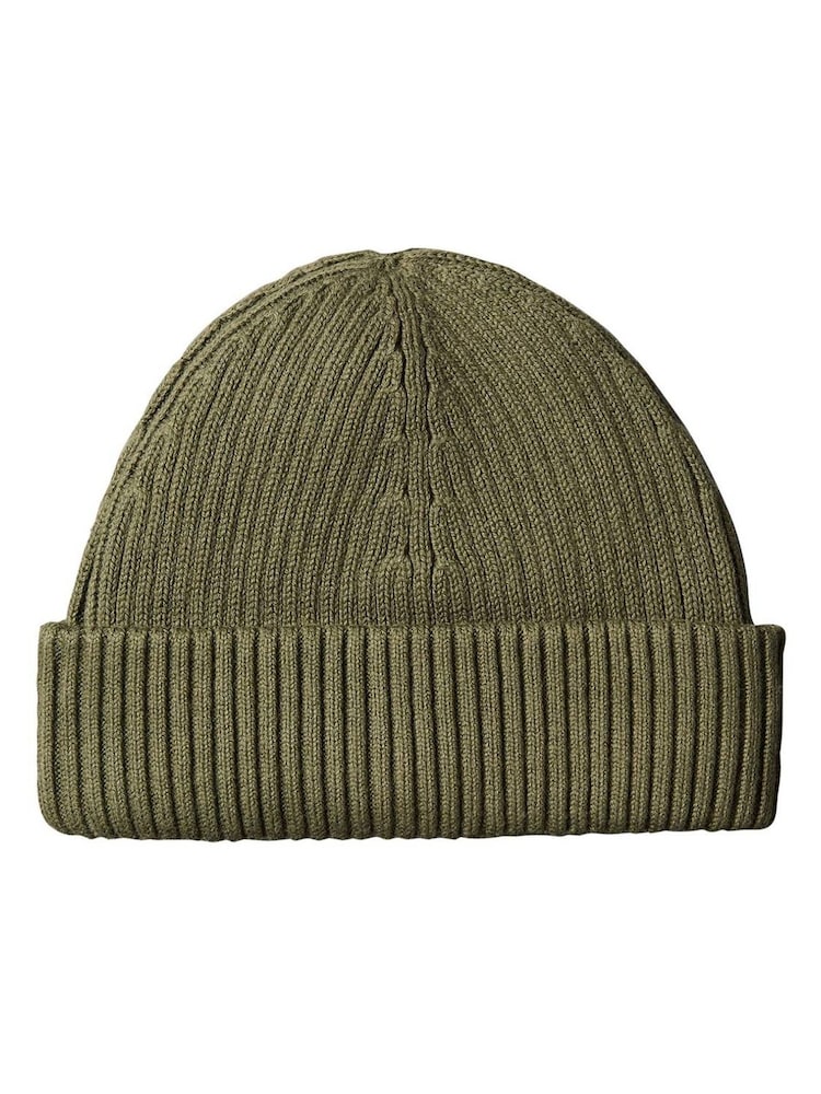 Calvin Klein Brown Cotton Fisherman Beanie - Image 2 of 3 Calvin Klein Brown Cotton Fisherman Beanie - Image 2 of 3