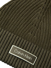 Calvin Klein Brown Cotton Fisherman Beanie - Image 3 of 3