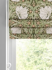 William Morris At Home Green Pimpernel Made to Measure 100% Cotton Roman Blinds - Image 2 of 6
