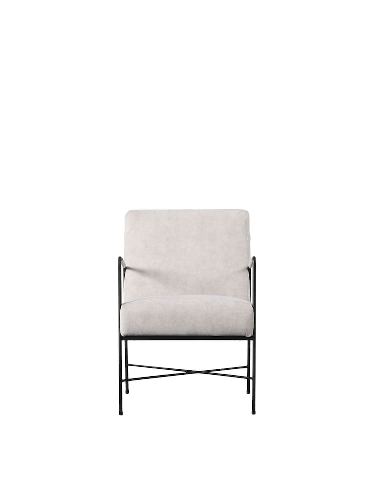 Gallery Home White Cullman Armchair - Image 3 of 3