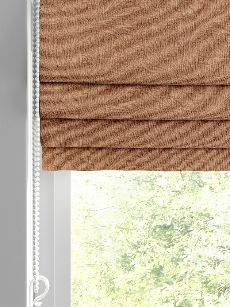 William Morris At Home Orange Marigold Woven Made to Measure Roman Blinds - Image 2 of 6