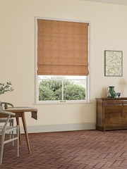 William Morris At Home Orange Marigold Woven Made to Measure Roman Blinds - Image 5 of 6