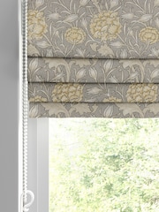 William Morris At Home Grey Wild Tulip Made to Measure 100% Cotton Roman Blinds - Image 2 of 6