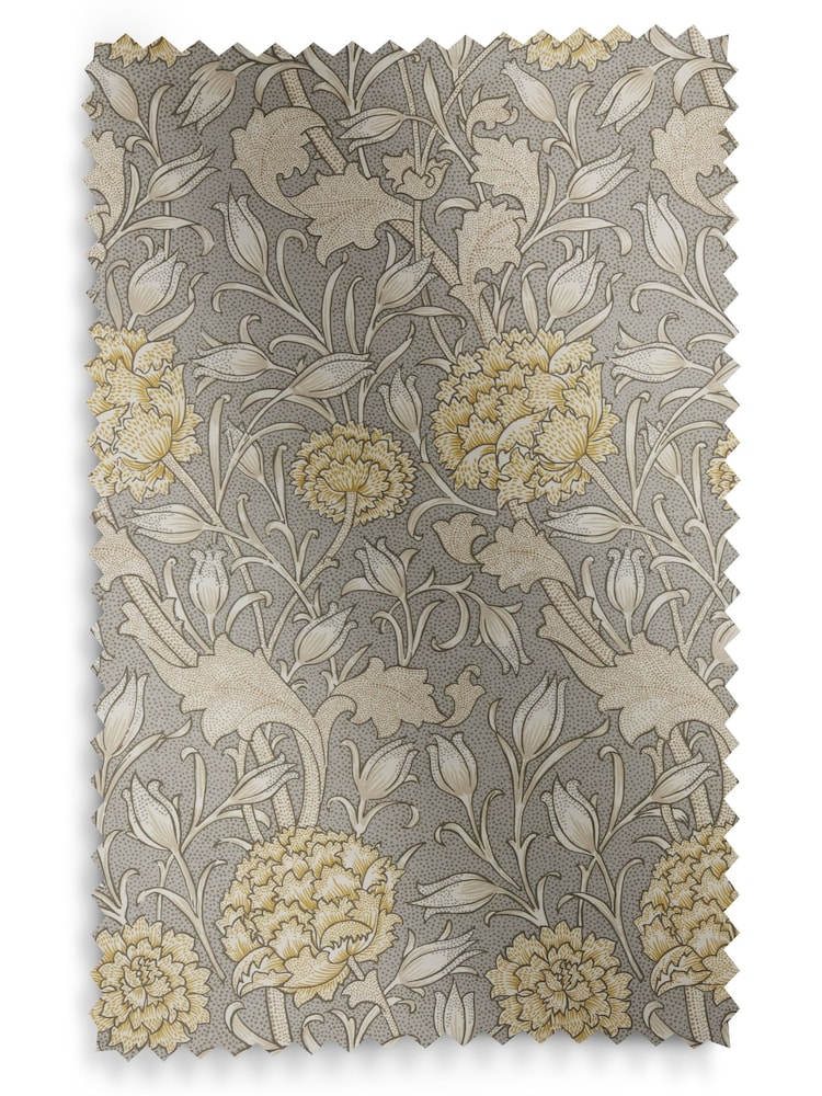 William Morris At Home Grey Wild Tulip Made to Measure 100% Cotton Roman Blinds - Image 6 of 6