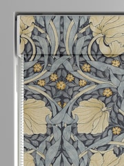 William Morris At Home Blue Pimpernel Made to Measure 100% Cotton Roman Blinds - Image 3 of 6