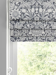 William Morris At Home Blue Sunflower Made to Measure 100% Cotton Roman Blinds - Image 2 of 6