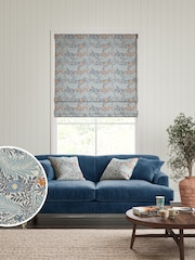 William Morris At Home Blue Larkspur Made to Measure 100% Cotton Roman Blinds - Image 1 of 6