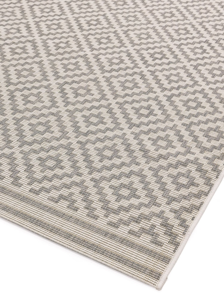 Asiatic Rugs Grey Geo Patio Outdoor Rug - Image 3 of 3