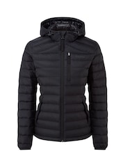 Schwarz - Tog 24 Drax Daunenjacke mit weitem Stehkragen - Bild 4 von 4