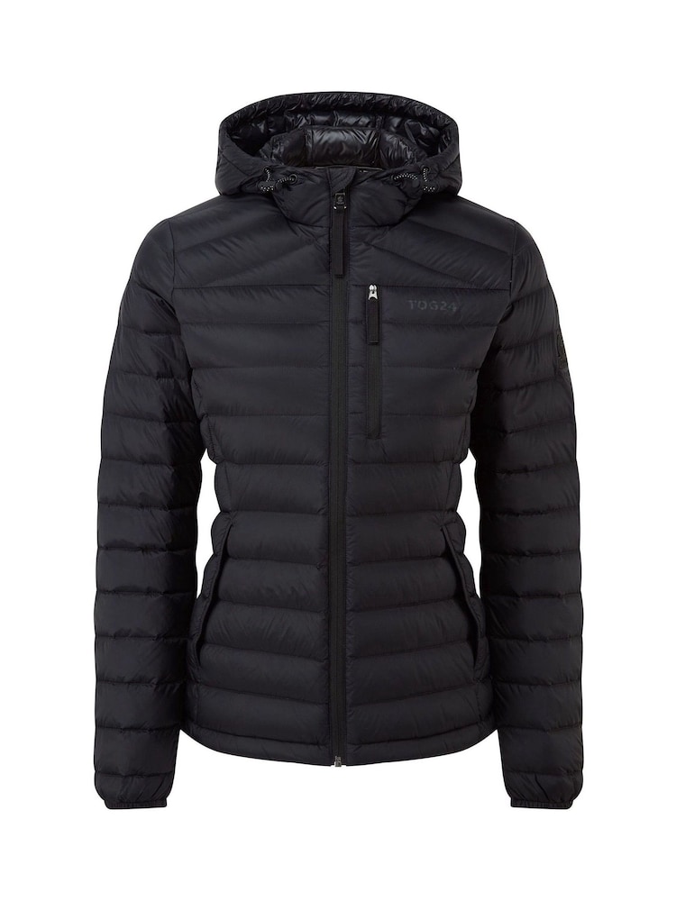 Schwarz - Tog 24 Drax Daunenjacke mit weitem Stehkragen - Bild 4 von 4 Schwarz - Tog 24 Drax Daunenjacke mit weitem Stehkragen - Bild 4 von 4