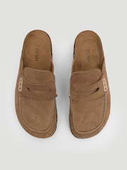Hush Rune Gepolsterte Wildleder-Slipper - Bild 4 von 5