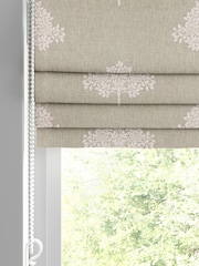 William Morris At Home Natural Marigold Tree Embroidery Made to Measure 100% Cotton Roman Blinds - Image 2 of 6