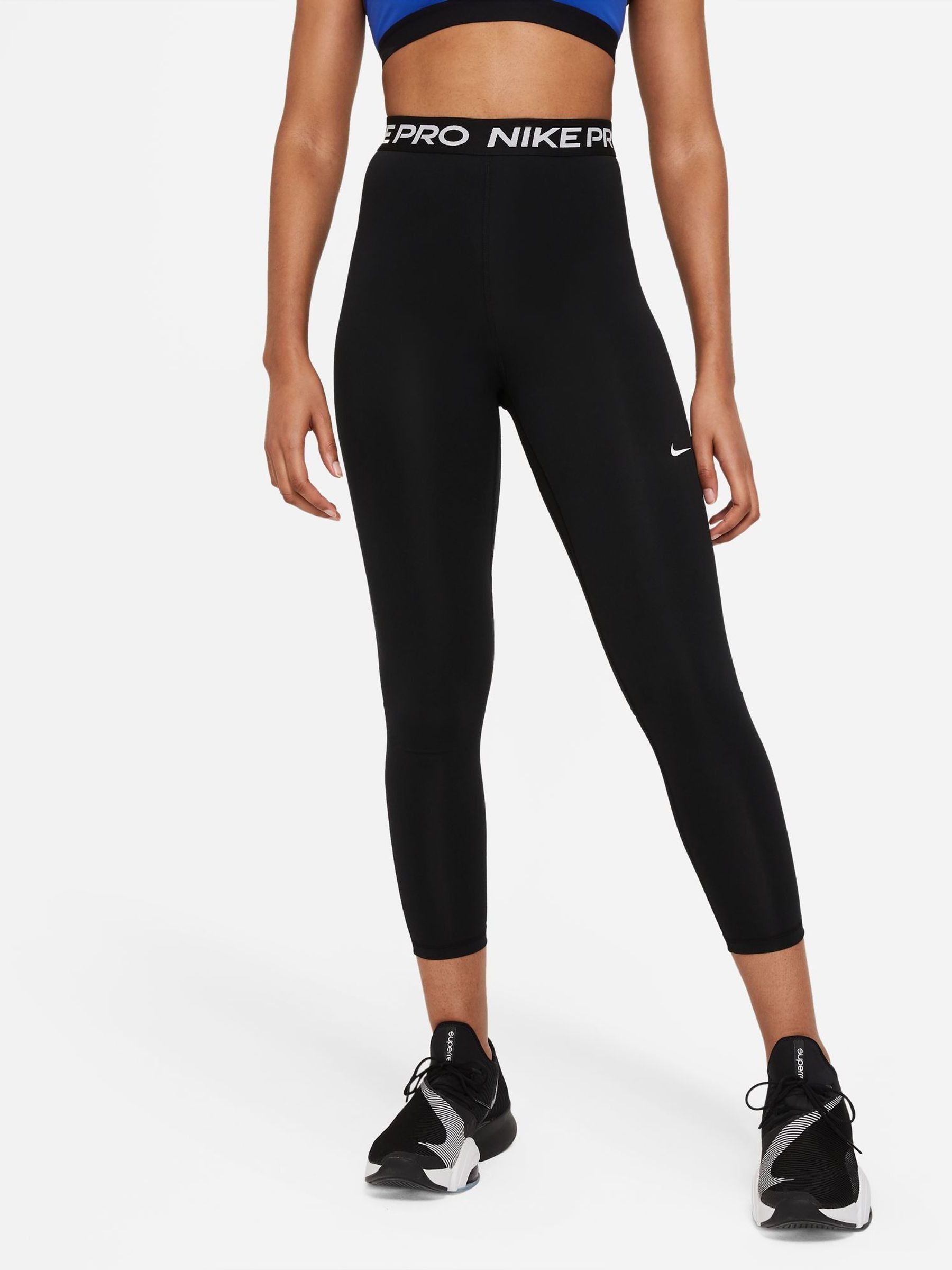 Buy Nike Pro Black 365 High Rise 7 8 High Waisted Leggings from Next Luxembourg
