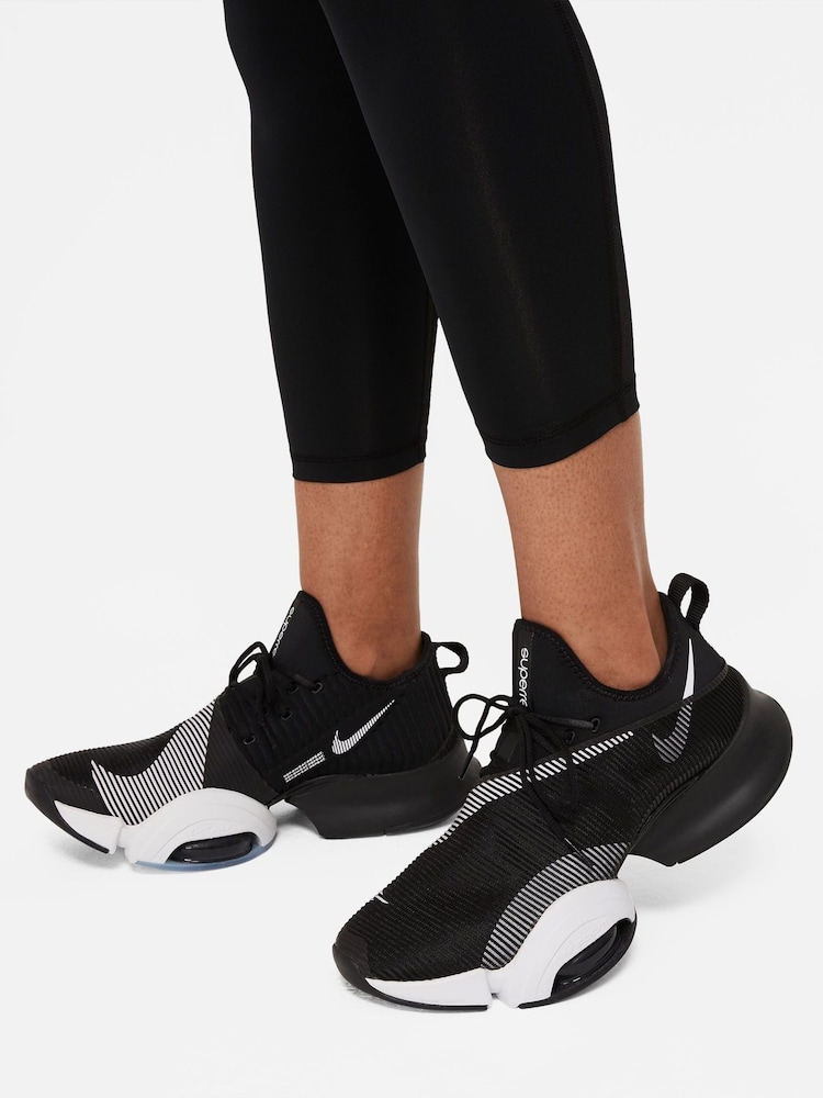 Nike Pro Black 365 High Rise 7/8 High Waisted Leggings - Image 6 of 6