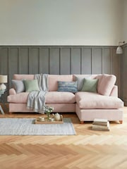 Willow & Hall Petal Pink Alderton Sofa Bed - Image 1 of 5