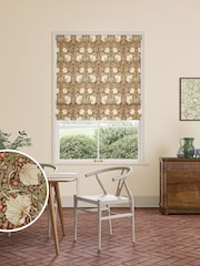 William Morris At Home Green Pimpernel Velvet Made to Measure Roman Blinds - Image 1 of 6