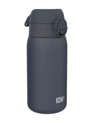 Ion8 Ash Navy Lightweight Steel Water Bottle 400ml - Image 1 of 2