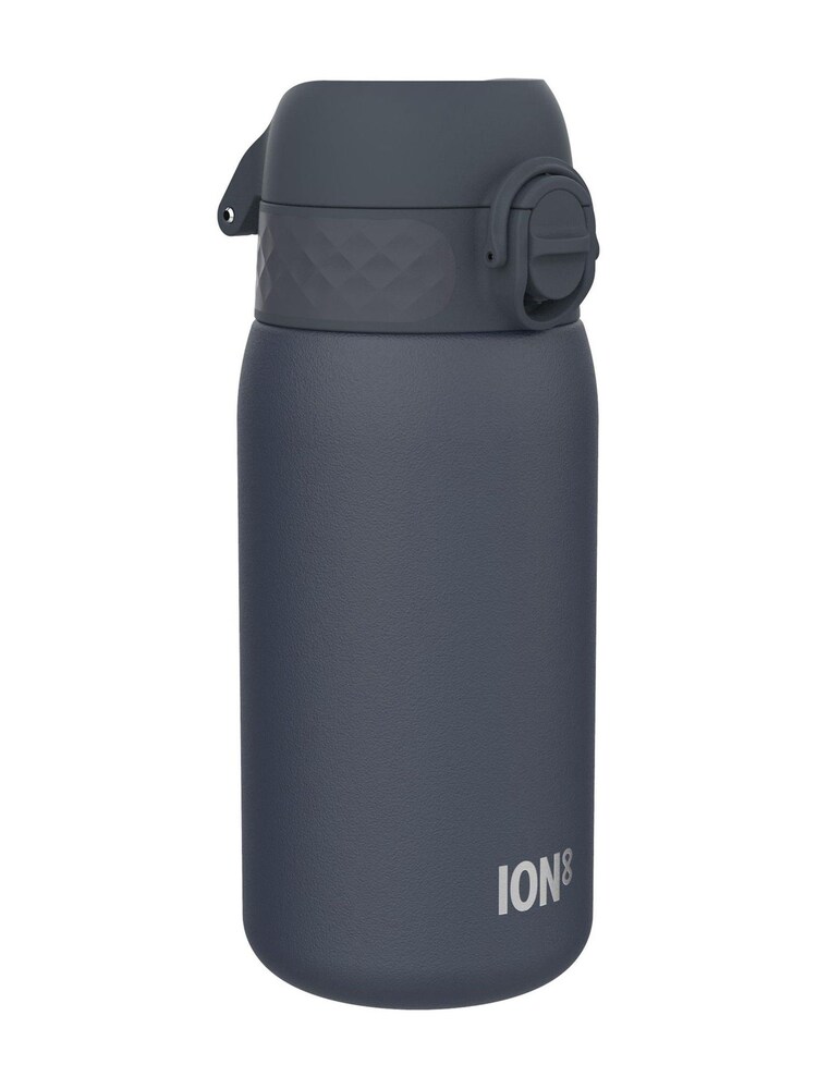 Ion8 Ash Navy Lightweight Steel Water Bottle 400ml - Image 1 of 2