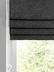 William Morris At Home Grey Marigold Velvet Made to Measure Roman Blinds - Image 2 of 6