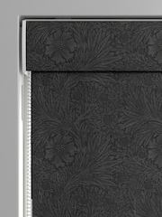 William Morris At Home Grey Marigold Velvet Made to Measure Roman Blinds - Image 3 of 6