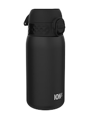 Ion8 Black Lightweight Steel Water Bottle 400ml - Image 1 of 5