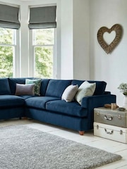 Willow & Hall Sapphire Blue Fyfield Sofa Bed - Image 2 of 5
