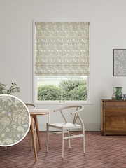 William Morris At Home Green Wild Tulip Made to Measure 100% Cotton Roman Blinds - Image 1 of 6