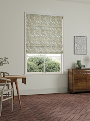 William Morris At Home Green Wild Tulip Made to Measure 100% Cotton Roman Blinds - Image 5 of 6