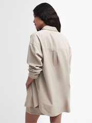 Barbour® International Beige Morgan Utility Overshirt - Image 2 of 6