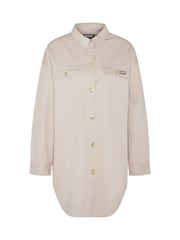 Barbour® International Beige Morgan Utility Overshirt - Image 6 of 6