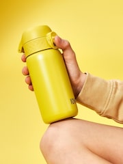 Ion8 Yellow Lightweight Steel Water Bottle 400ml - Image 2 of 5