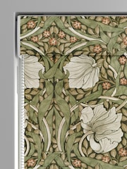 William Morris At Home Green Pimpernel Velvet Made to Measure Roman Blinds - Image 3 of 6