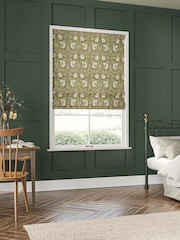 William Morris At Home Green Pimpernel Velvet Made to Measure Roman Blinds - Image 5 of 6