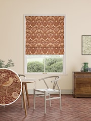William Morris At Home Red Strawberry Thief Made to Measure 100% Cotton Roman Blinds - Image 1 of 6