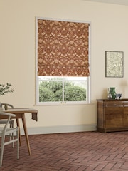 William Morris At Home Red Strawberry Thief Made to Measure 100% Cotton Roman Blinds - Image 5 of 6