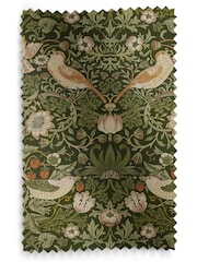 William Morris At Home Green Strawberry Thief Made to Measure 100% Cotton Roman Blinds - Image 6 of 6