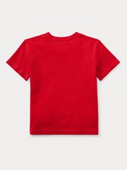 Czerwony - Dżersejowa koszulka niemowlęca Polo Ralph Lauren w 100% z bawełny - Image 2 of 2