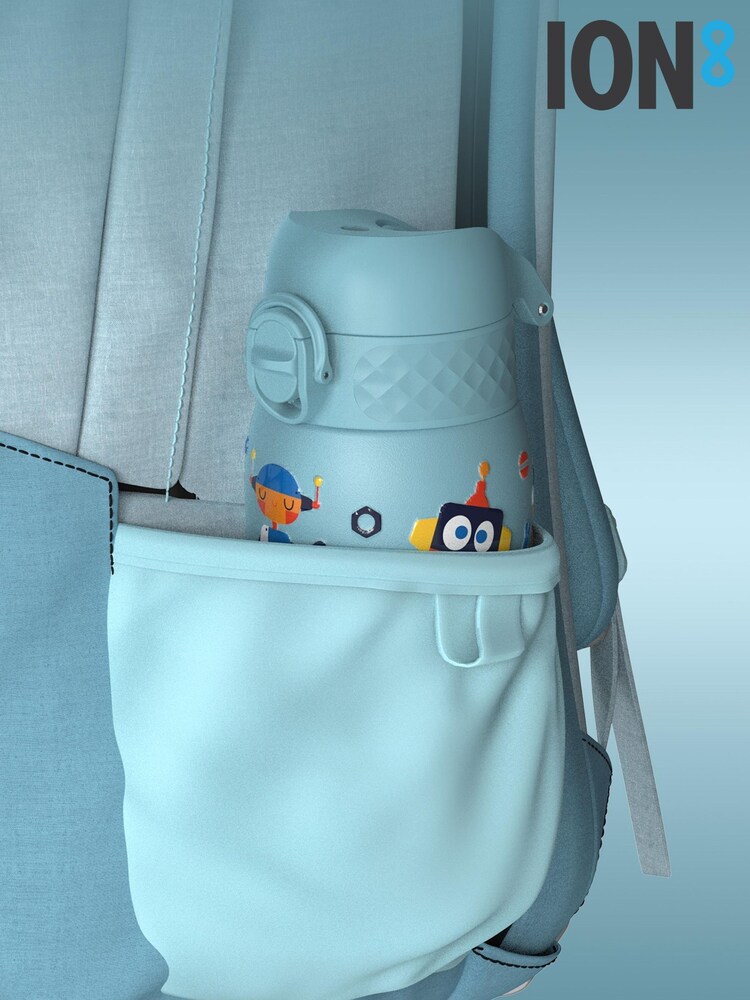Ion8 Robots Lightweight Steel Water Bottle 400ml - Image 1 of 1