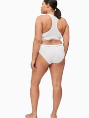 Blanco - Corpiño de talla grande en algodón con diseño moderno de Calvin Klein - Imagen 2 de 5