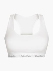 Blanco - Corpiño de talla grande en algodón con diseño moderno de Calvin Klein - Imagen 5 de 5