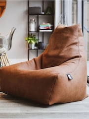 Extreme Lounging Chestnut Brown Mighty B Bag Luxury Bean Bag - Image 1 of 7
