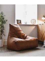 Extreme Lounging Chestnut Brown Mighty B Bag Luxury Bean Bag - Image 2 of 7