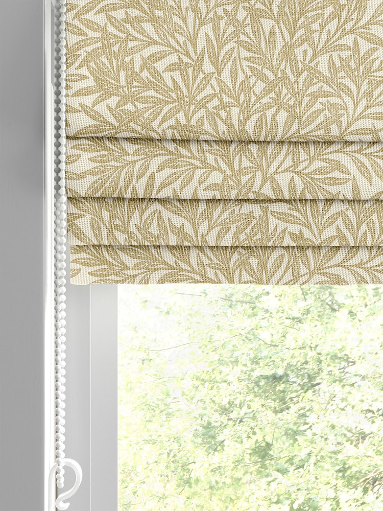 William Morris At Home Yellow Willow Made to Measure 100% Cotton Roman Blinds - Image 2 of 6