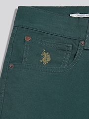 U.S. Polo Assn. Dark Green Core 5 Pocket Trousers - Image 9 of 9