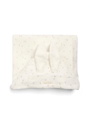 Mamas & Papas Cream Welcome To The World Seedling Hooded Towel - Image 2 of 5