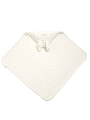 Mamas & Papas Cream Welcome To The World Seedling Hooded Towel - Image 4 of 5