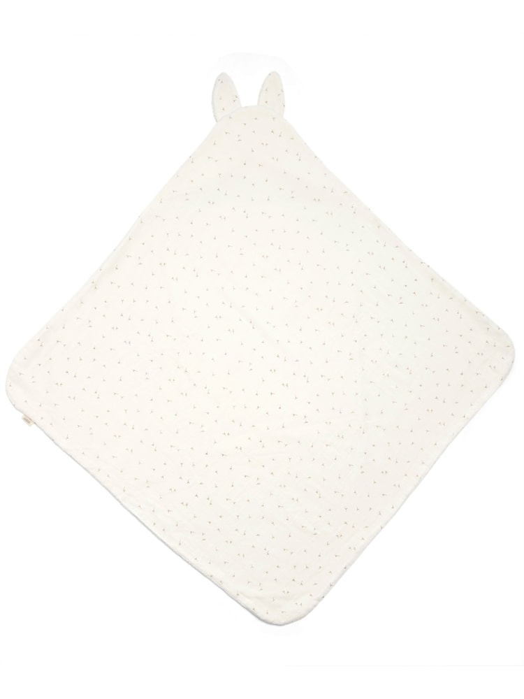 Mamas & Papas Cream Welcome To The World Seedling Hooded Towel - Image 5 of 5