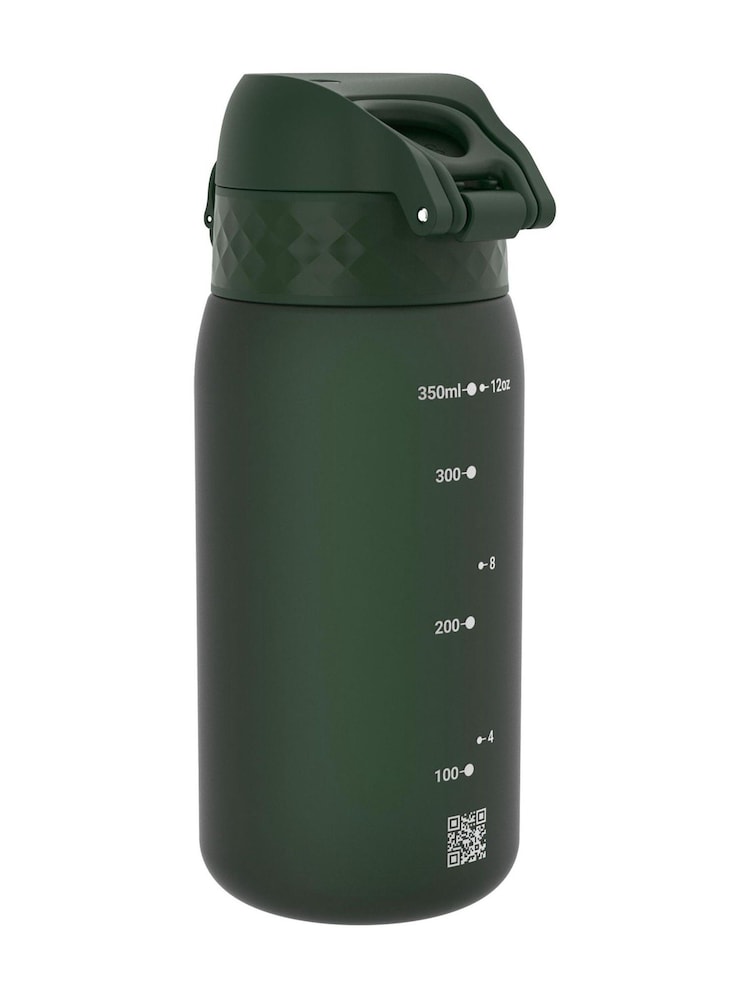 Ion8 Dark Green Leak Proof Recyclon Water Bottle 350ml - Image 2 of 4 Ion8 Dark Green Leak Proof Recyclon Water Bottle 350ml - Image 2 of 4